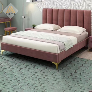 <span class=keywords><strong>Letto</strong></span> <span class=keywords><strong>Matrimoniale</strong></span> Moderno di Lusso in Stile Nordico Tessuto in Velluto <span class=keywords><strong>Verde</strong></span> Oliva Semplice Arredamento per Camera da <span class=keywords><strong>Letto</strong></span> Padronale Convertibile per la Casa - Product Image 3