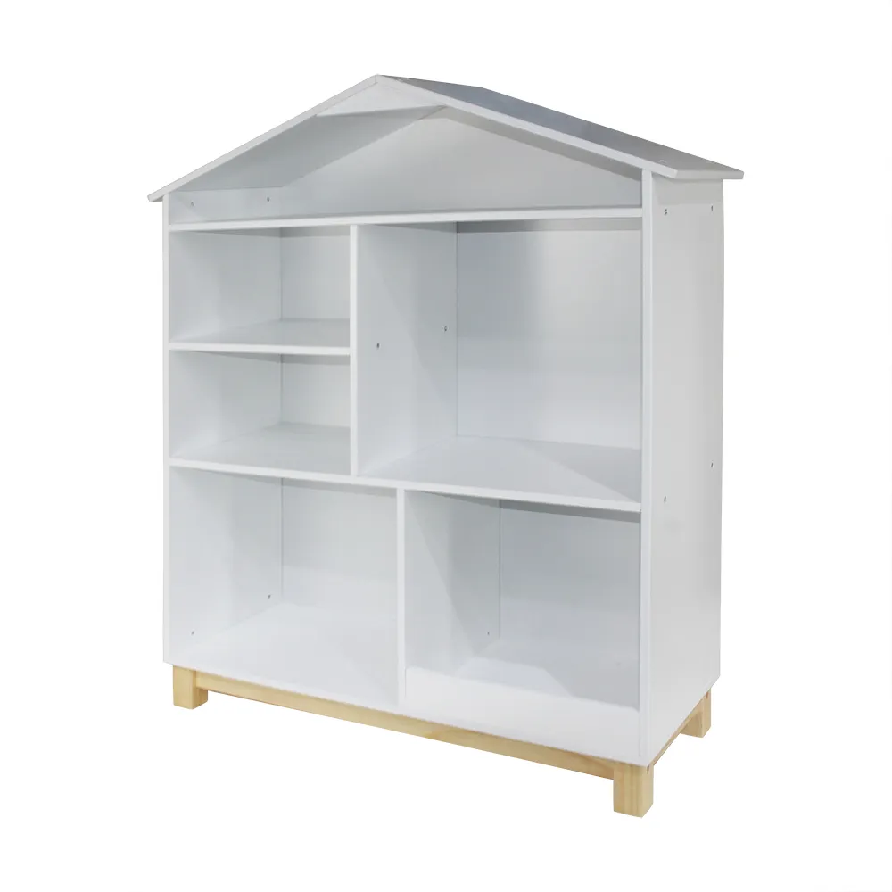Prezzo di fabbrica kid study bookshelf storage cabinet wall storage book shelf in legno per bambini scaffali montessori cabinet storage