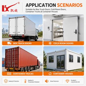Échantillon Gratuit, Prototype Rapide, Tailles Personnalisées, Bande d'Étanchéité en PVC Co-extrudé Souple et Rigide pour Camion Frigorifique et Conteneur - Product Image 4