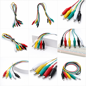 Câbles de raccordement pour expériences scientifiques scolaires, connexion électrique sécurisée, fil isolé avec pince crocodile - Product Image 5