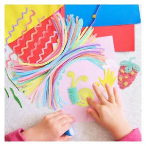 Kit de Création de Serre-têtes Tendance pour Filles : Accessoires Cheveux en Chenille et Fil de Paille pour Projets Artistiques et Artisanaux - Product Image 5