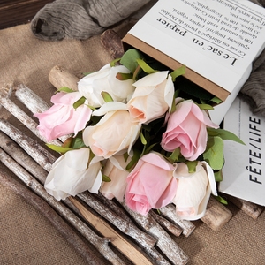 MW41106 Simulation Flower Long Single Stem <strong>Rose</strong> Bud <strong>Spray</strong> for Wedding Decoration - Product Image 3