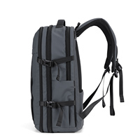Sac à dos pour ordinateur portable pour les trajets quotidiens, sac à dos multifonctionnel extensible, sac de voyage imperméable et durable pour hommes, logo personnalisé