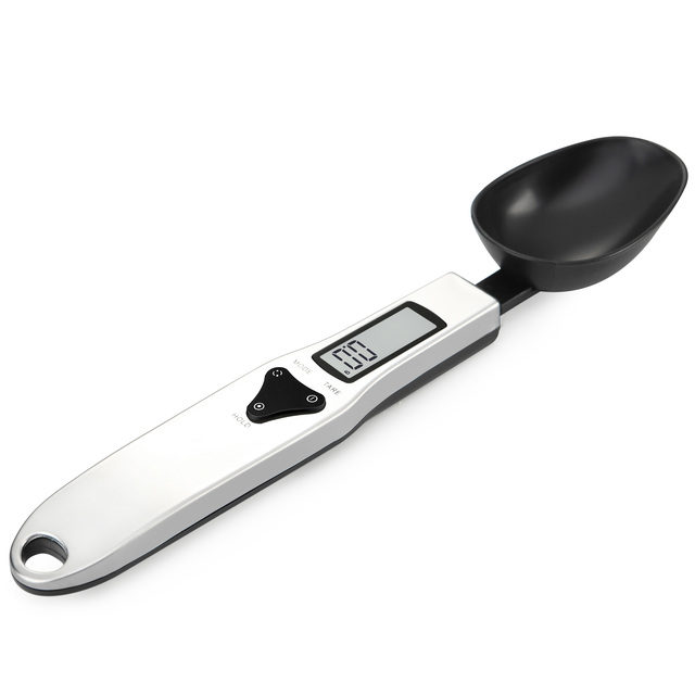 OEM Factory Custom 500g Pet Food Digital LCD Scoop Kitchen Scale Big Spoon for Dogs 500 Grams Electronic Digital LCD Spoon Scale