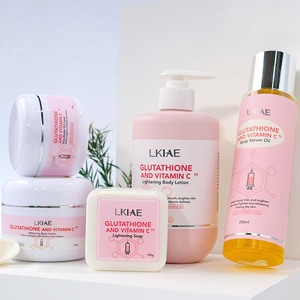 Conjunto de cuidado de la piel para mujer Kojic Niacinamida Crema blanqueadora AHA Vitamina C Ganoderma-Rejuvenecedor brillante - Product Image 6