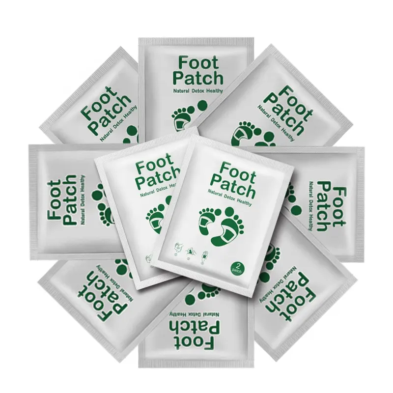 10パックフットパッド-ベストセラーの新製品、100% 天然中国ハーブと竹酢デトックスフットパッチ