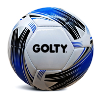Ballon de football GOLTY GSM-1014, taille 5, poids 410-430 g et circonférence 680-700 mm, avec couture machine, pour compétition et entraînement, avec drapeau