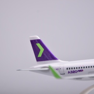 20cm A320 SKY Tekerlekli Reçine Uçak Modeli Hediye - Product Image 4