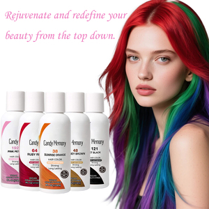 <strong>Semi</strong> <strong>Permanent</strong> <strong>Hair</strong> Color <strong>Dye</strong> Non Damaging Shining <strong>Hair</strong> Color Cream for Pastel &amp; Vibrant <strong>Hair</strong> Looks - Product Image 3