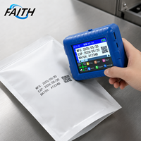 Impresora de Inyección de Tinta Faith de 12.7mm, Mini Impresora Portátil de Mano para Impresión de Códigos de Barras en Envases de Alimentos y Plástico
