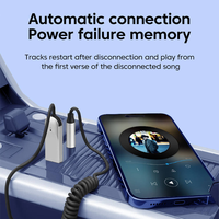 Adaptador MING Aux a Bluetooth 5.0, Receptor Bluetooth de 3.5mm para Auto, Kit de USB 2.0 a Conector de 3.5mm