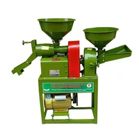 Machine à décortiquer et à moudre le riz automatique compacte LIANHENONGMU pour usage domestique, batteuse de blé et de riz 220/380V 2.2-3HP