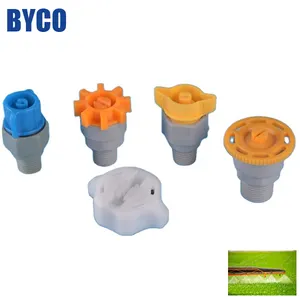 BYCO QJJ विभिन्न अच्छी गुणवत्ता सिंचाई के लिए त्वरित पुश प्लास्टिक फ्लैट प्रशंसक स्प्रे नोक