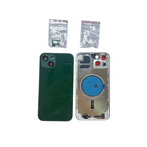 อะไหล่ฝาหลังโทรศัพท์มือถือแบบขายส่ง ชุดประกอบฝาหลังกระจกสำหรับ iPhone 13 13 mini มีหลายสีให้เลือก - Product Image 6