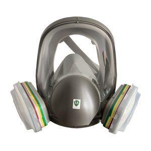 Máscara Respiradora De Rosto Completo Máscara De Gás De Silicone 6800 com <span class=keywords><strong>Face</strong></span> Protetora Respiratória Careta - Product Image 1