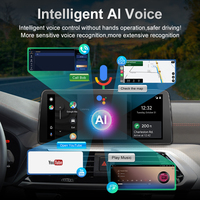 Autoradio Android 13 universel 4G LTE 5G WiFi GPS DSP BT Quad Core Android 4+64 Go CarPlay Écran OLED X3 2DIN