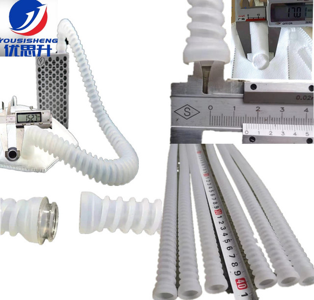 Factory Direct ID15mm  with Connector  Food Grade Threaded High Temperature Silicone  Hose