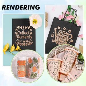 Rollo de vinilo de decoración publicitaria autoadhesivo con textura de lana de algodón dorado y plateado de cobre, 12 pulgadas * 35,4 pulgadas para plotter de corte - Product Image 3