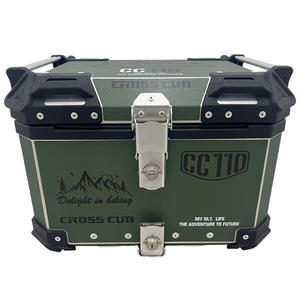 Baúl Trasero para Motocicleta <span class=keywords><strong>de</strong></span> Aluminio <span class=keywords><strong>de</strong></span> 45L y 1.0mm, Adhesivos Personalizables, <span class=keywords><strong>Precio</strong></span> Económico, en Venta - Product Image 1