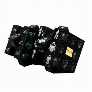 カスタムカラーUVプリントおかしいマジックパズルスクエアシェイプブロッククラシックゲーム3x3x37CMマジックキューブ - Product Image 4