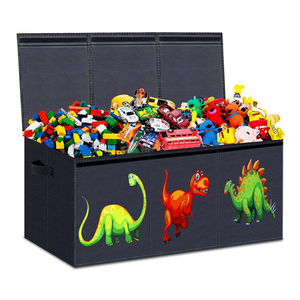 Hot sale custom large capacity multipurpose collapsible fabric storage foldable toy storage box