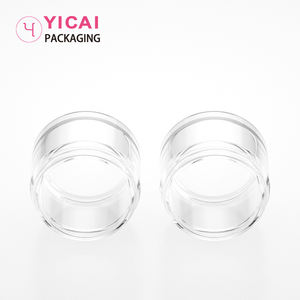 Récipient plastique de poudre à tremper pour les ongles, 10 pièces, emballage cosmétique, 1oz 30g, pot de crème, PETG avec couvercles en argent <span class=keywords><strong>brillant</strong></span> - Product Image 4