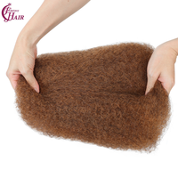 FH # 30 Trecce di Capelli Umani Afro Kinky per Dreadlocks, Riparazione Loc, Extension Dreadlock, Twists, Intrecci