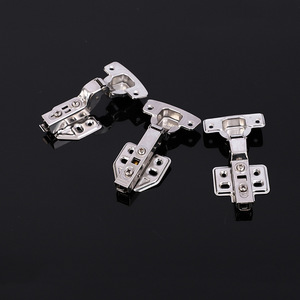 บานพับไฮดรอลิกสแตนเลส 1.5 มม. แบบฝังเต็ม ปิดแบบนุ่มนวล สำหรับตู้ บานพับดีไซน์ทันสมัย อุปกรณ์ฮาร์ดแวร์เฟอร์นิเจอร์ - Product Image 3