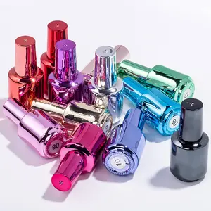 Le Nouveau miroir vernis à ongles 8ml en acier inoxydable or et argent effet durable et unpeelable 12 couleurs pour les ongles vernis à ongles