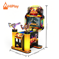 HiPlay Factory 2P Gatling Gun Shooting Arcade Simulator Coin Operated Game for FEC Mall Amusement Park