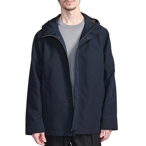 Low MOQ New Arrival <b>Plus</b> <b>Size</b> Windproof Hooded Puffer <b>Jacket</b> for Men Classic Fashion Front Logo - Product Image 3