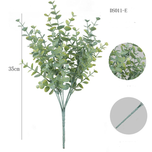 El mejor precio Rama de eucalipto Artificial arbusto Flor de <span class=keywords><strong>trigo</strong></span> hojas de hiedra Interior Exterior plantas verdes arbustos Ramas Arce Artificial - Product Image 4