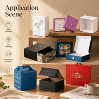 Production professionnelle OEM/ODM, emballages cadeaux de styles multiples, boîte d'expédition en carton ondulé personnalisée pour bougie, cadre photo