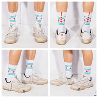 Chaussettes de sport classiques brodées Elite, personnalisées OEM, épaisses, en tissu éponge de qualité supérieure, pour hommes, pour l'entraînement des équipes de basketball