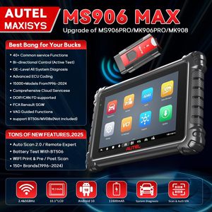Nuovo Scanner Maxisys MS906 Max 2026: Diagnostica Avanzata di Livello Ultra 2.0, Codifica ECU, 40+ Funzioni di Reset, Aggiornamento/WiFi Android - Product Image 2