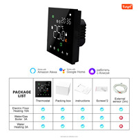 Termostato Inteligente para Calefacción por Suelo Radiante con Control por Aplicación Smart Life, Compatible con WIFI, para Calderas de Calefacción por Agua/Eléctricas, con Alexa y Google