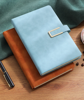 Promotion en gros : Carnet de notes A5 personnalisé en cuir PU thermocollé, couverture rigide, de haute qualité, pour bureau et affaires, idéal comme cadeau.