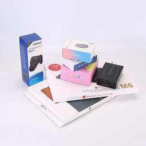 Boîte en carton pliable à impression rapide 350 g/m², emballage sur mesure pour produits numériques 3C, impression en petites séries - Product Image 1
