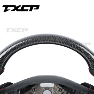 Compatible avec Seat Leon <span class=keywords><strong>Cupra</strong></span> 2013-2019 Mk3 2017 Arona/2016-2017 Ateca/2018 <span class=keywords><strong>Tarraco</strong></span>/2015 Toledo Volant en fibre de carbone véritable - Product Image 4