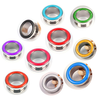 Boucles d'oreilles classiques rondes en acier inoxydable 316L colorées, dilatateurs d'oreilles, bijoux de piercing corporel, écarteurs d'oreilles Evorte