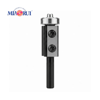 Mata Bor Router Miaorui 8mm Premium Export Flush Trim dengan Mata Karbida yang Dapat Diganti, Pemotong Kayu untuk Mesin CNC