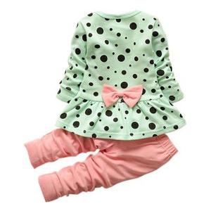 2020 de moda de punto niños largo conjuntos de 2 piezas conjunto de ropa de otoño ropa de bebé niñas conjuntos de ropa - Product Image 5