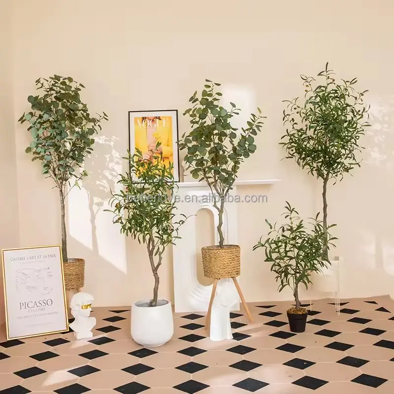 Wholesale Artificial Olive Tree Faked Faux Olive Tree Plant for Home Office Shopping Mall Store Decoration