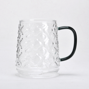Vente en gros de tasses en verre borosilicate de haute qualité avec poignée - Product Image 1