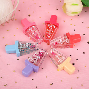 Özel marka öğrenci parti dondurma glitter nemlendirici renk değiştirme dudak parlatıcısı sıvı su geçirmez ruj - Product Image 5