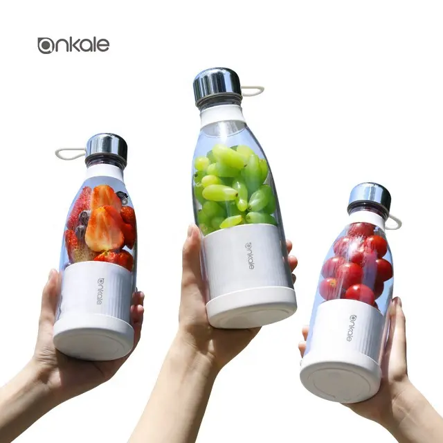 Portable Christmas gift rechargeable portable smoothie blender 300ml Mini usb rechargeable personal portable blender new product