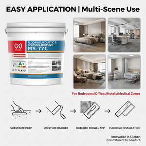 MS-77C Nouvelle Arrivée Adhésif pour sols en <span class=keywords><strong>bois</strong></span> à usage général, haute résistance, haute qualité, faible teneur en COV, sans formaldéhyde, adhésif MS - Product Image 3