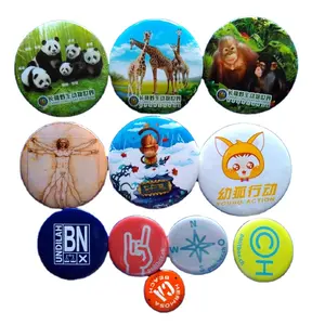 Factory offer cheap button badges with custom design