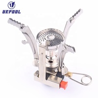 Réchaud de camping pliable mini, réchauds de randonnée, barbecue, kit de survie pour les urgences