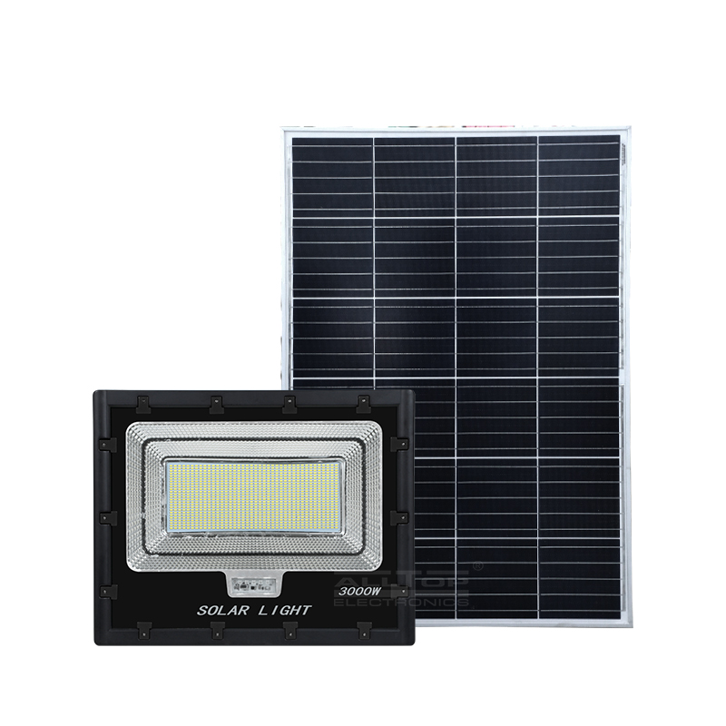 3 Years Warranty Ip65 Waterproof Outdoor Lighting SMD HIPS Housing 3000w Led Solar Flood Lamp